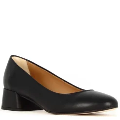 Décolleté Classica Da Donna In Pelle Liscia Colore Nero