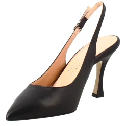 Décolleté Con Tacco Alto Da Donna In Pelle Colore Nero