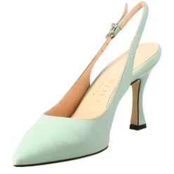 Décolleté Con Tacco Alto Da Donna In Pelle Colore Verde
