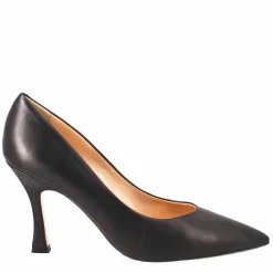 Décolleté Da Donna In Pelle Colore Nero A Punta