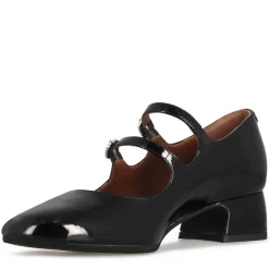Décolleté Mary Jane In Pelle Verniciata Colore Nero