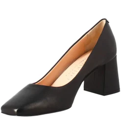 Décolleté Slingback Da Donna In Pelle Nero A Punta