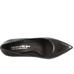 Décolleté Tacco Alto In Pelle Vienna Colore Nero