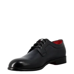 Derby Blu Elegante Da Uomo In Pelle Liscia