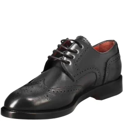 Derby Da Donna Con Effetto Brogue In Pelle Colore Nero
