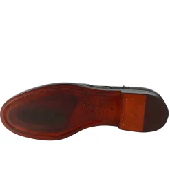 Derby Da Donna Con Effetto Brogue In Pelle Colore Verde Scuro