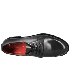 Derby Da Donna Liscio In Pelle Colore Nero