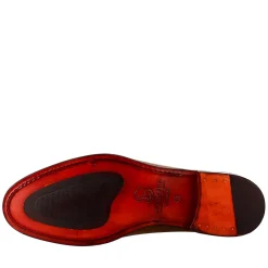 Derby Marrone Elegante Da Uomo In Pelle Liscia