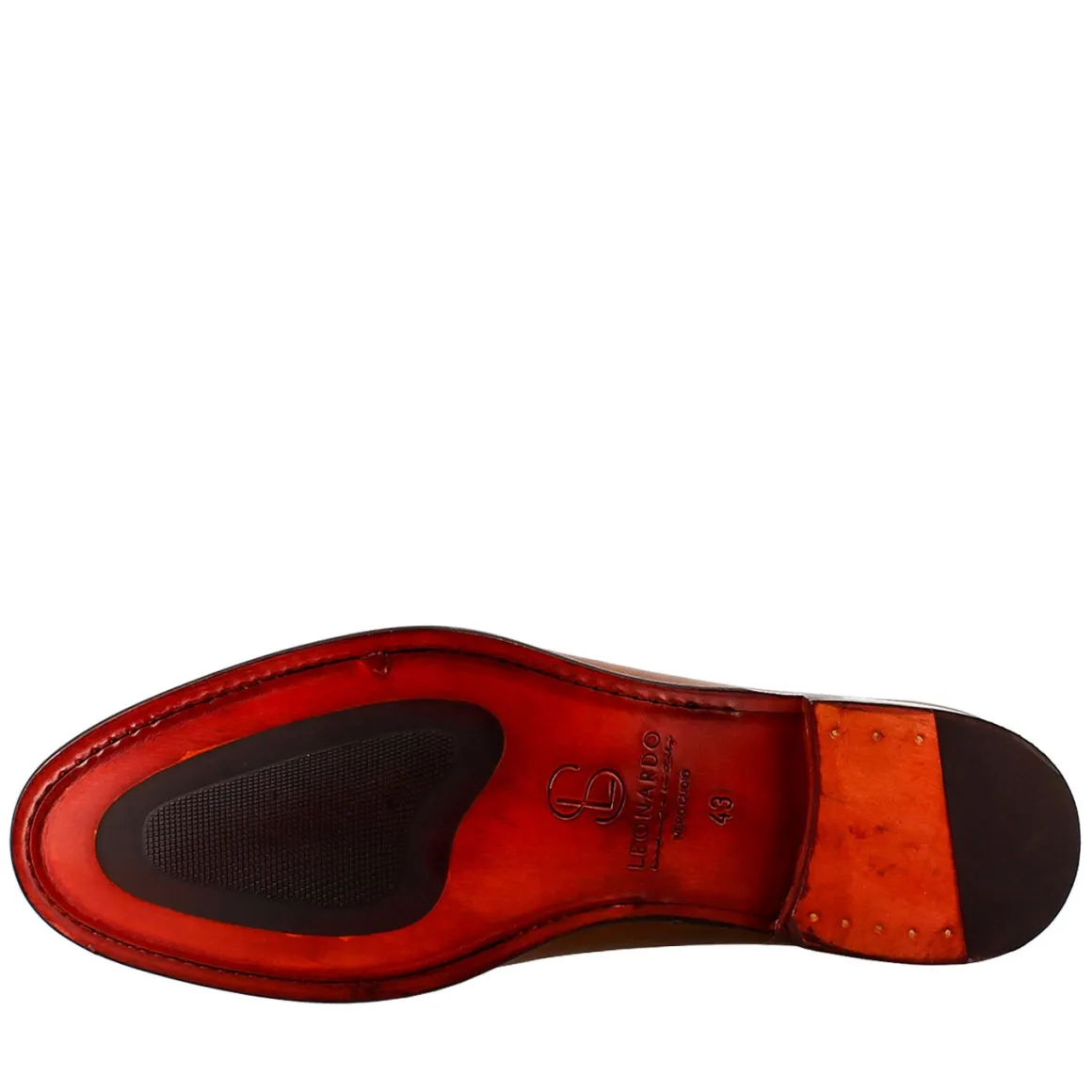 Derby Marrone Elegante Da Uomo In Pelle Liscia