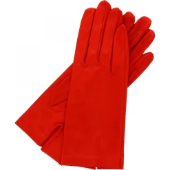 Guanti Classici Da Donna Fatti A Mano In Nappa Rossa