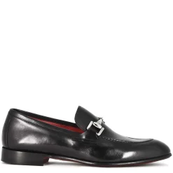 Mocassino Classico Con Morsetto Da Uomo In Pelle Colore Nero