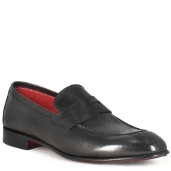 Mocassino Classico Da Uomo In Pelle Colore Nero
