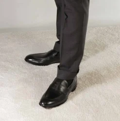 Mocassino Classico Da Uomo In Pelle Colore Nero
