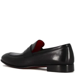 Mocassino Classico Da Uomo In Pelle Colore Nero