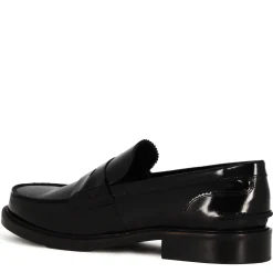 Mocassino Classico Da Uomo In Pelle Lucida Colore Nero