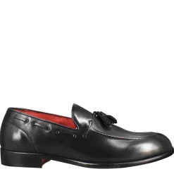 Mocassino Con Nappine Da Uomo In Pelle Colore Nero