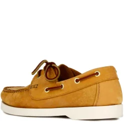 Mocassino Da Barca Da Donna In Camoscio Colore Giallo