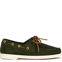 Mocassino Da Barca Da Donna In Camoscio Colore Verde