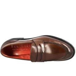 Mocassino Da Donna Con Bocca Di Leone In Pelle Marrone