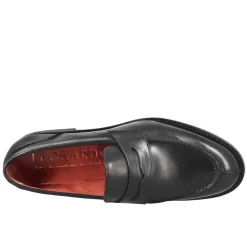 Mocassino Da Donna Con Bocca Di Leone In Pelle Nero