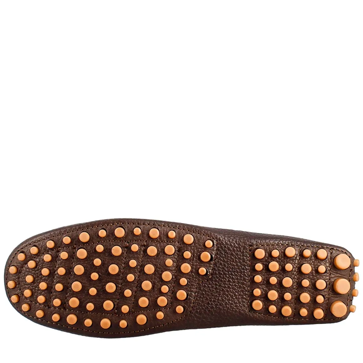 Mocassino Da Donna Con Lacci In Pelle Marrone Scuro
