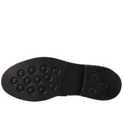 Mocassino Da Donna Paupa In Pelle Lavata Colore Cuoio Scuro