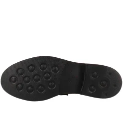 Mocassino Da Donna Paupa In Pelle Lavata Colore Nero