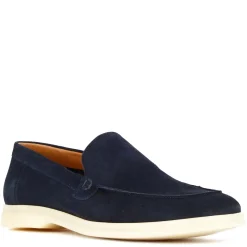 Mocassino Da Uomo Casual In Pelle Scamosciata Colore Blu