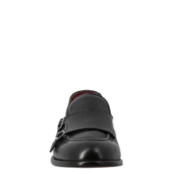 Mocassino Da Uomo Doppia Fibbia Colore Nero