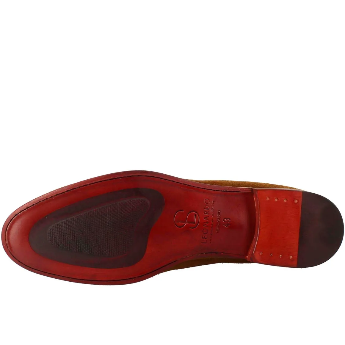 Mocassino Elegante Marrone Land Da Uomo In Pelle Scamosciata
