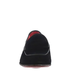 Mocassino Elegante Nero Da Uomo In Pelle Scamosciata