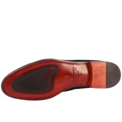 Mocassino Elegante Nero Da Uomo In Pelle Scamosciata