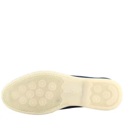Mocassino Flessibile Da Donna In Pelle Scamosciata Blu