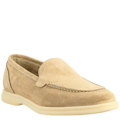 Mocassino Flessibile Da Donna In Pelle Scamosciata Nude