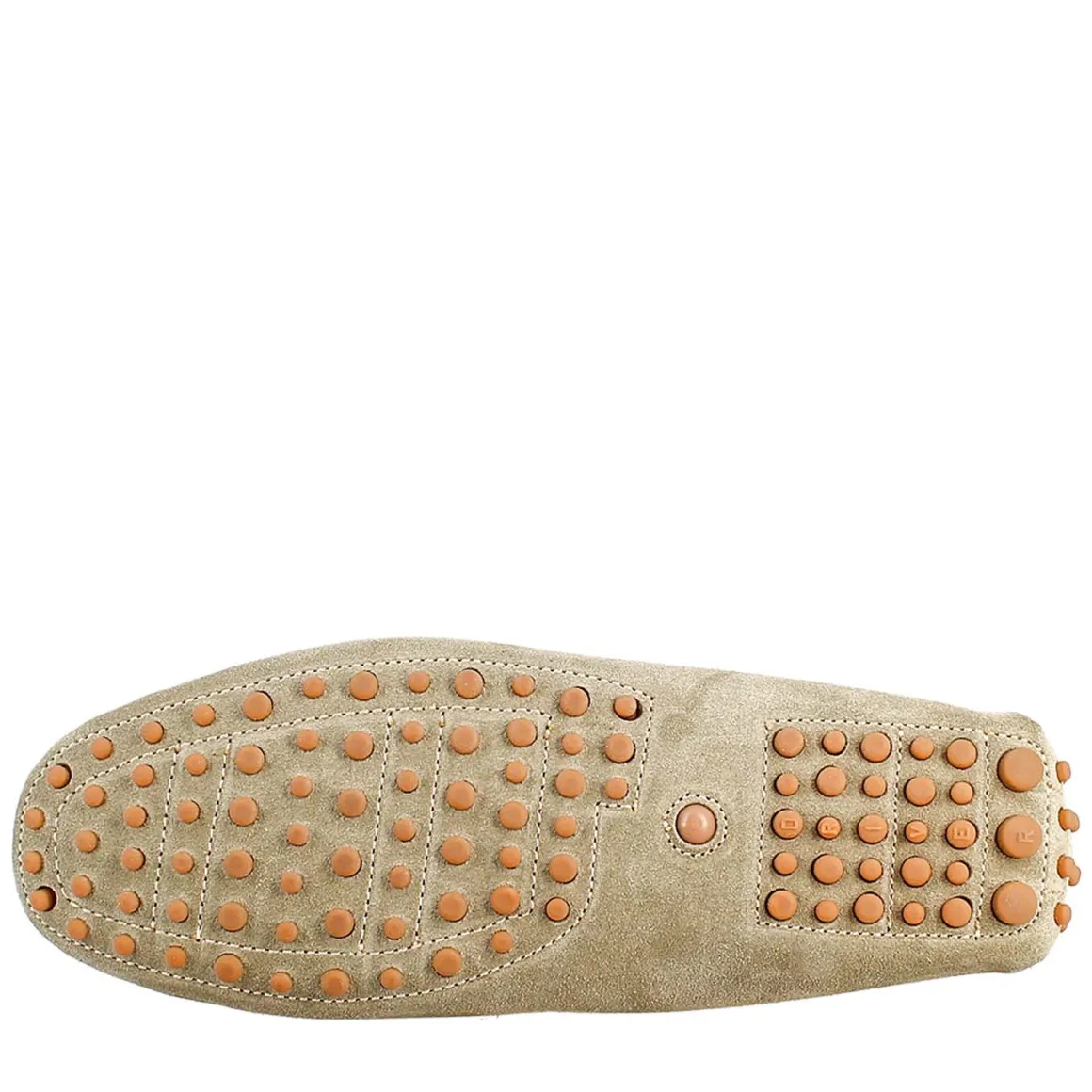 Mocassino Grigio Foderato Da Uomo In Pelle Scamosciata