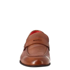 Mocassino Marrone Brandy Elegante Da Uomo In Pelle