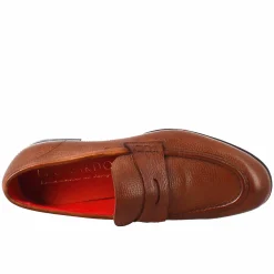 Mocassino Marrone Brandy Elegante Da Uomo In Pelle