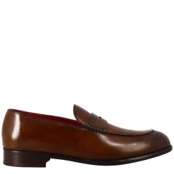 Mocassino Marrone E Moro Da Uomo In Pelle Fiore