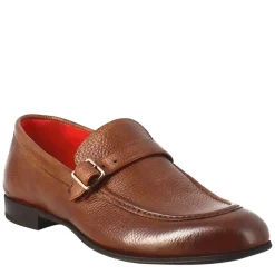 Mocassino Marrone Elegante Da Uomo In Pelle