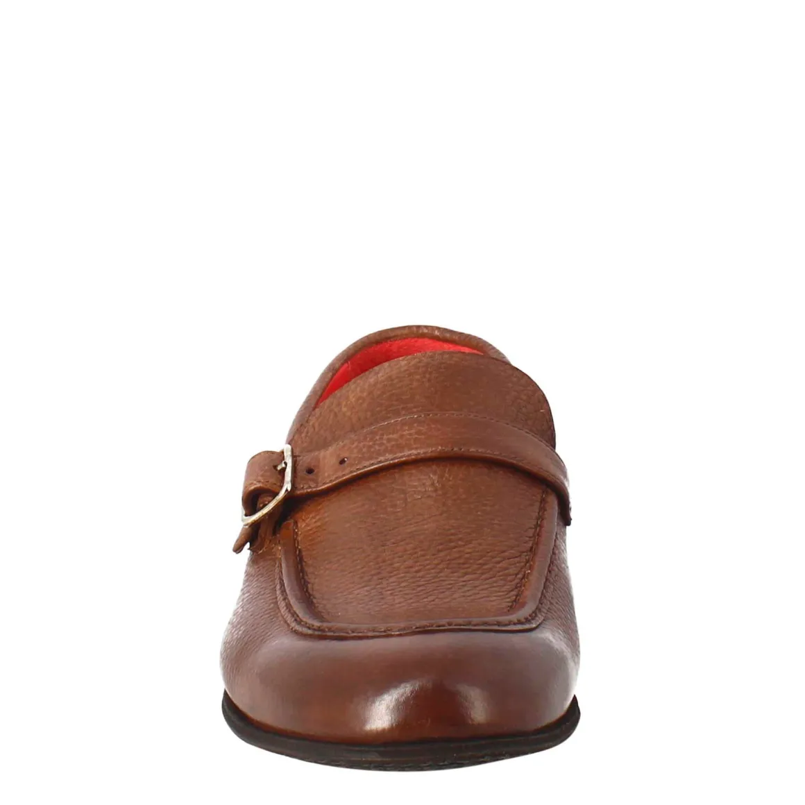 Mocassino Marrone Elegante Da Uomo In Pelle