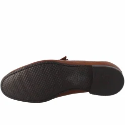 Mocassino Marrone Elegante Da Uomo In Pelle