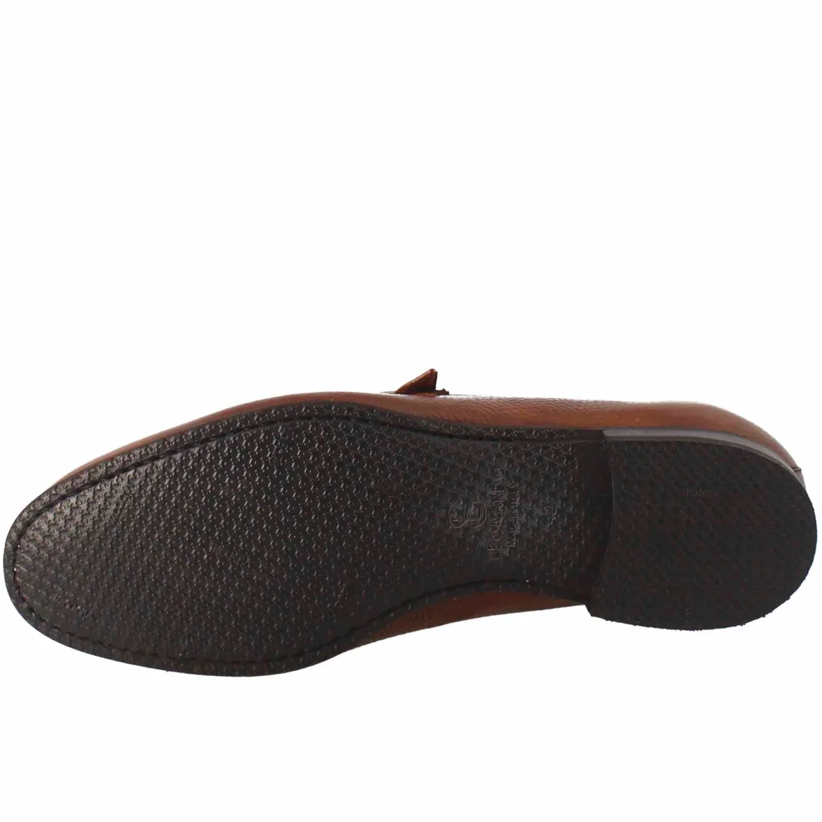 Mocassino Marrone Elegante Da Uomo In Pelle