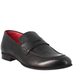 Mocassino Nero Elegante Da Uomo In Pelle