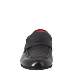 Mocassino Nero Elegante Da Uomo In Pelle