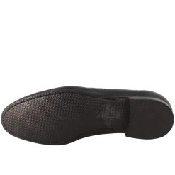 Mocassino Nero Elegante Da Uomo In Pelle