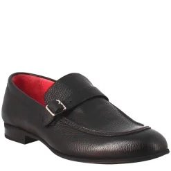 Mocassino Nero Elegante Da Uomo In Pelle Liscia