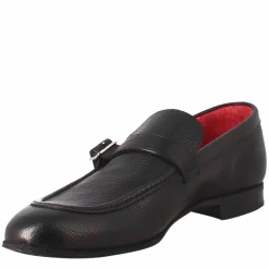 Mocassino Nero Elegante Da Uomo In Pelle Liscia