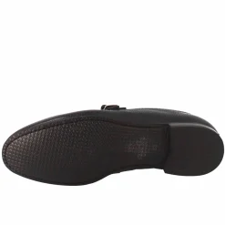 Mocassino Nero Elegante Da Uomo In Pelle Liscia