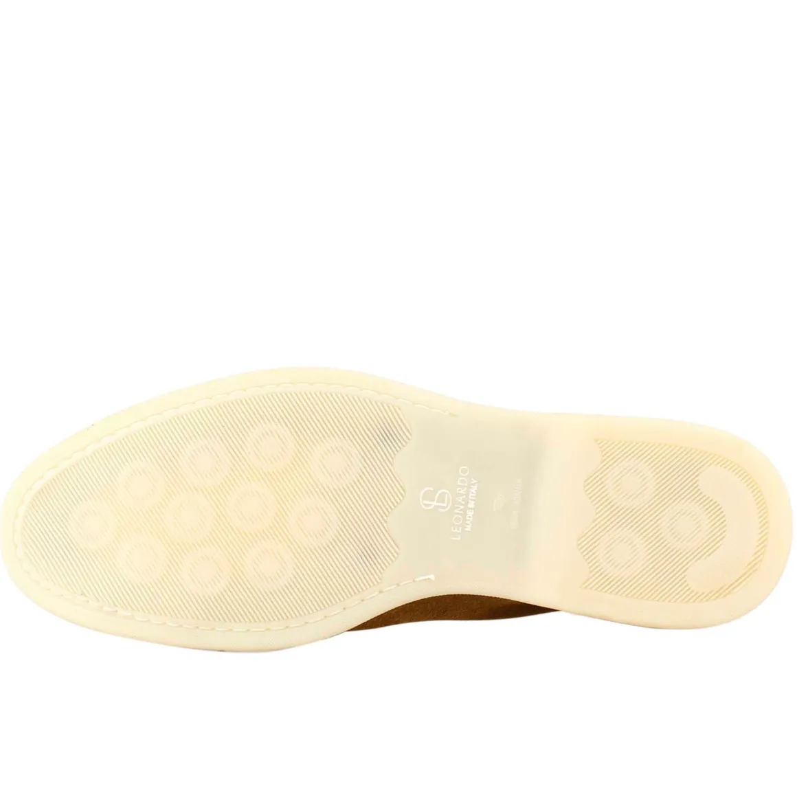 Mocassino Sfoderato Marrone Elegante Da Uomo In Camoscio