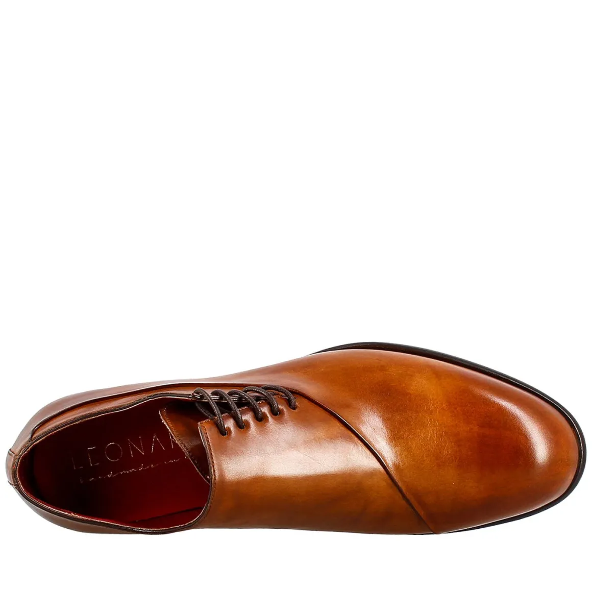 Oxford Marrone Siena Elegante Da Uomo In Pelle